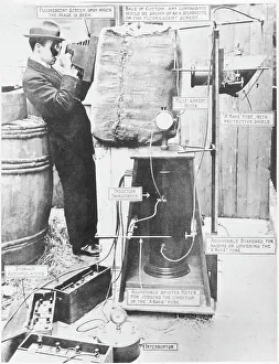 Cargo Gallery: Customs inspection with X-rays, World War I