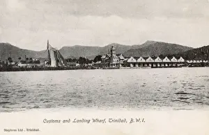 Customs and landing wharf, Port of Spain, Trinidad