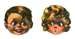 Grin Prints: Cute childrens faces