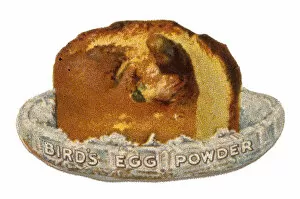 Images Dated 30th May 2017: Cutout advertisement for Birds Egg Powder