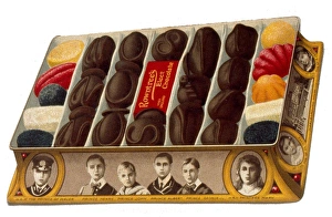 Images Dated 30th May 2017: Cutout advertisement for Rowntrees Elect chocolates