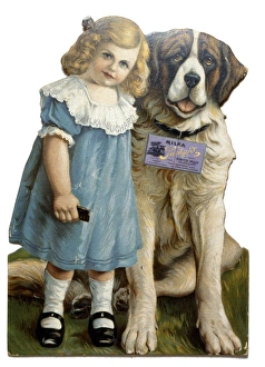 Images Dated 30th May 2017: Cutout advertisement for Suchard Milka chocolate