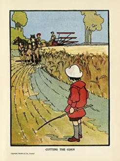 Combine Prints: Cutting the Corn