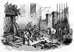 Firewood Prints: Cutting Firewood