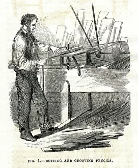Cutting and grooving pencils
