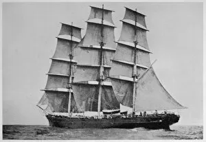1885 Collection: CUTTY SARK AT SEA