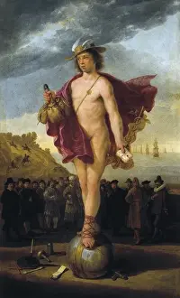 Crafts Prints: CUYP, Albert Jacobsz (1620-1691). Mercury. Baroque