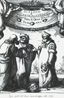 Della Collection: Cver of the work Dialogo di Galileo Galilei