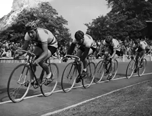 Bicycles Prints: Cycle racing event