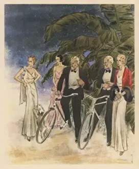 Cycling in Evening Wear