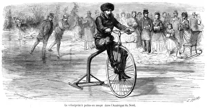 Unconventional Prints: Cycling on ice skates