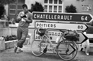 Cyclist Prints: Cycling in Loire Valley, France