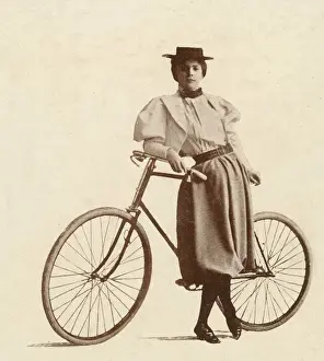 Daring Prints: Cycling Outfit of 1890S