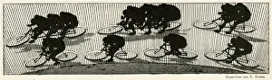 Cycling silhouette