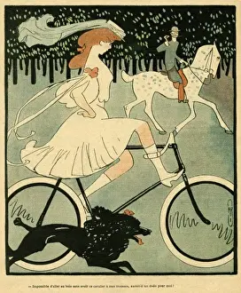 Removes Prints: Cyclist in the Bois