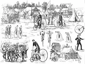 The Cyclists Camp at Alexandra Park, London, 1884