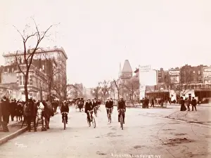Cyclists in New York