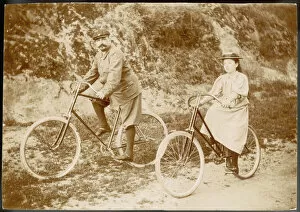 Apprehensively Collection: Two Cyclists (Photo)