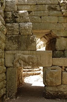 Images Dated 10th August 2007: Cyclopean walls. Lions gate. Butrint. Republic of Albania