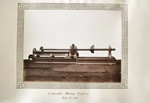 Boring Prints: Cylinder boring machine