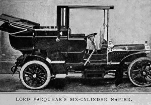 Cylinder Collection: Six cylinder veteran Napier car, early 1900s