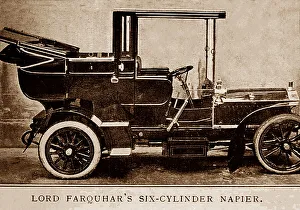 Six cylinder veteran Napier car, early 1900s