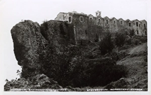 Images Dated 24th March 2017: Cyprus - Stavrovouni Monastery - founded by Saint Helena