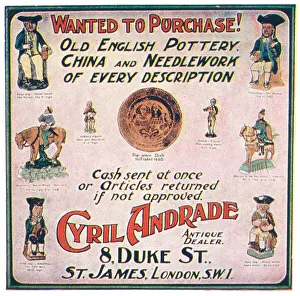 Antiques Prints: Cyril Andrade Advertisement