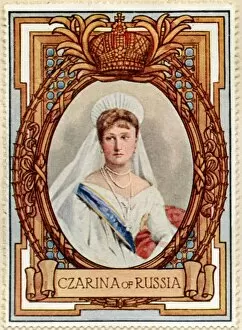 Aleksandra Collection: Czarina of Russia / Stamp