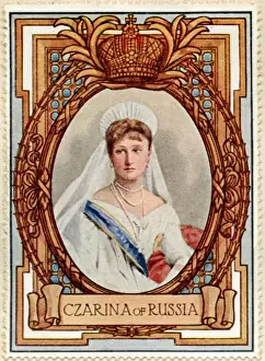 Stamp Prints: Czarina of Russia / Stamp