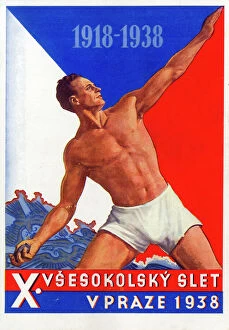 Propaganda Collection: Czech Republic - 10th All Sokol Rally in Prague 1938