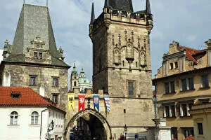 Images Dated 11th June 2012: Czech Republic. Prague. Bridge tower at the end of the Charl
