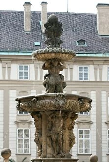 Czech Republic. Prague. Fountain of Kohl by Hieronymus Kohl