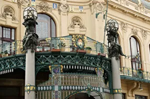 Images Dated 9th June 2012: Czech Republic. Prague. Municipal House (Obecni Dum)