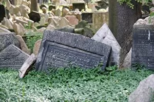 Images Dated 11th June 2012: Czech Republic. Prague. Old Jewish Cemetery. Was in use