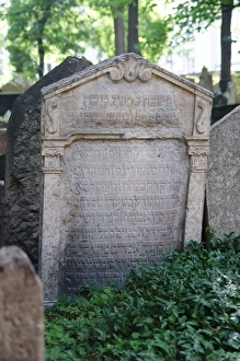 Images Dated 11th June 2012: Czech Republic. Prague. Old Jewish Cemetery. Was in use