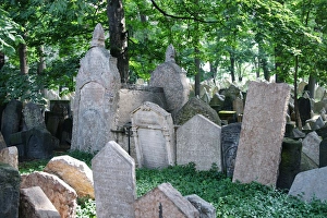 Images Dated 11th June 2012: Czech Republic. Prague. Old Jewish Cemetery. Was in use