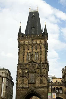 Images Dated 11th June 2012: Czech Republic. Prague. Powder Tower. Gothic, 1475 by Matej