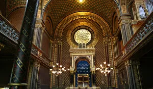 Images Dated 11th June 2012: Czech Republic. Prague. Spanish Synagogue. Built in 1868 by