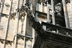 Czech Republic. Prague. St. Vitus Cathedral. Gothic. Detail