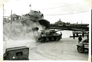 Images Dated 11th July 2016: D-Day American Armour, Normandy, France, WW2