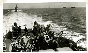 Wake Prints: D-Day Invasion off Normandy, France, WW2