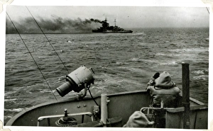 Images Dated 12th July 2016: D-Day off Normandy, France, HMS Romillies, WW2