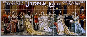 Gilbert Prints: D Oyly Cartes Opera Co. in Utopia, limited Gilbert & Sulliv