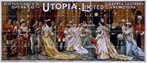 Images Dated 2nd May 2012: D Oyly Cartes Opera Co. in Utopia, limited Gilbert & Sulliv