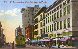 Images Dated 4th July 2017: D Street, San Diego, California, USA