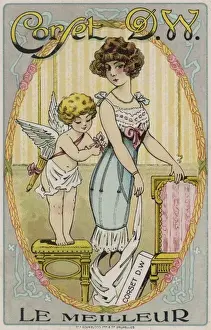 Cherub Prints: D. W Corset Circa 1912