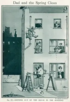 Chore Prints: Dad and the Spring Clean