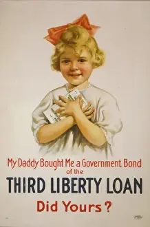 Bought Prints: My daddy bought me a government bond of the Third Liberty Lo