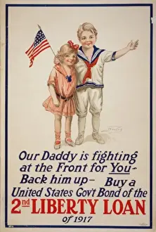 Daddy Prints: Our daddy is fighting at the front for you - Back him up - B